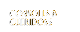 Consolas y mesas con pedestal