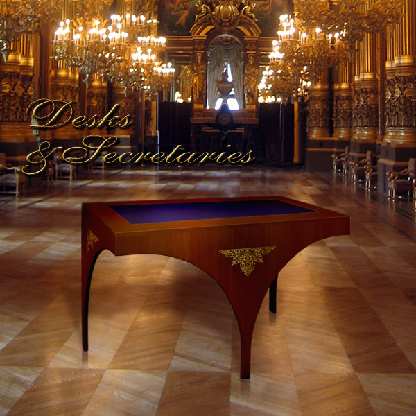 MESAS DESPACHO Y ESCRITORIOS. DISENO DE MUEBLES DE ARTE DE LUJO