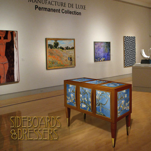 COMODAS Y APARADORES. DISENO DE MUEBLES DE ARTE DE LUJO